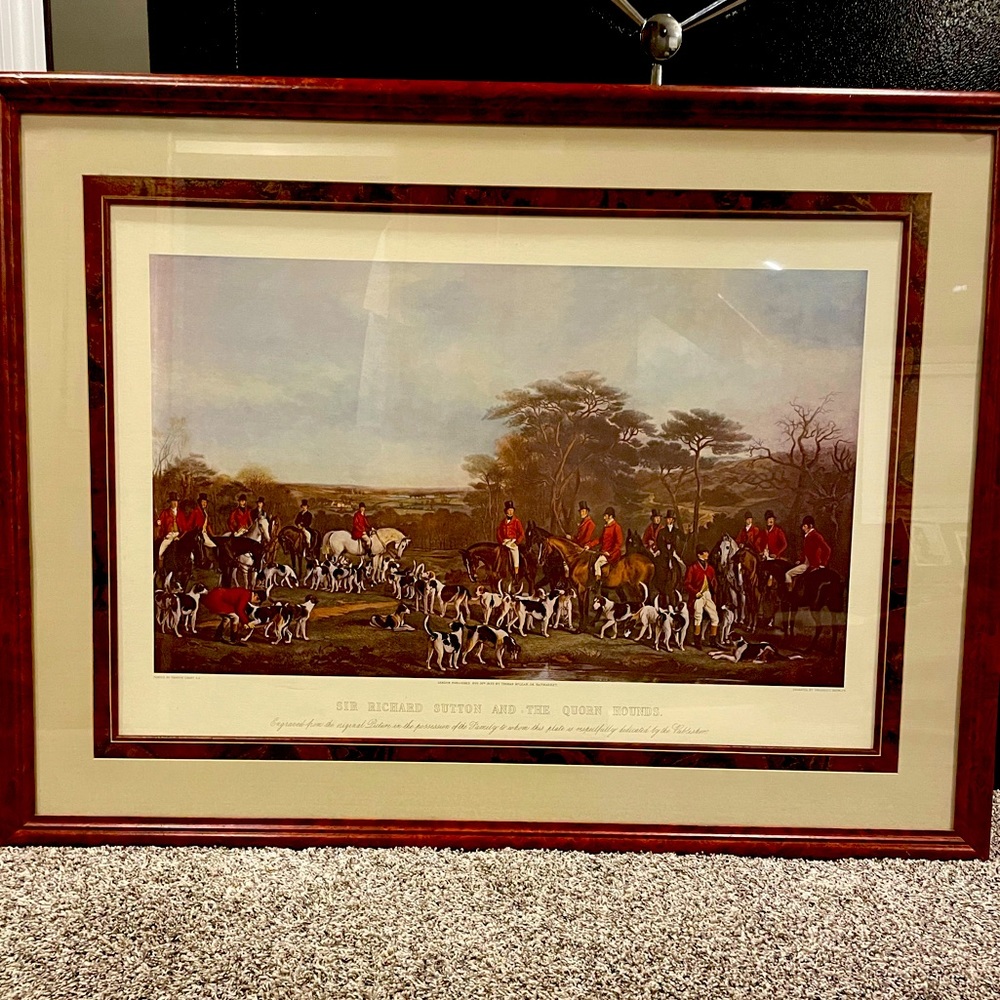 Sir Richard Sutton and the Quorn Hounds